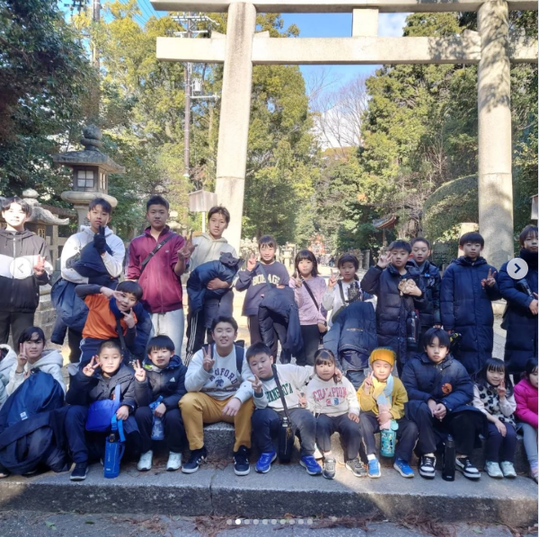 1月11日(日) 通常稽古→石清水八幡宮参拝→豚汁