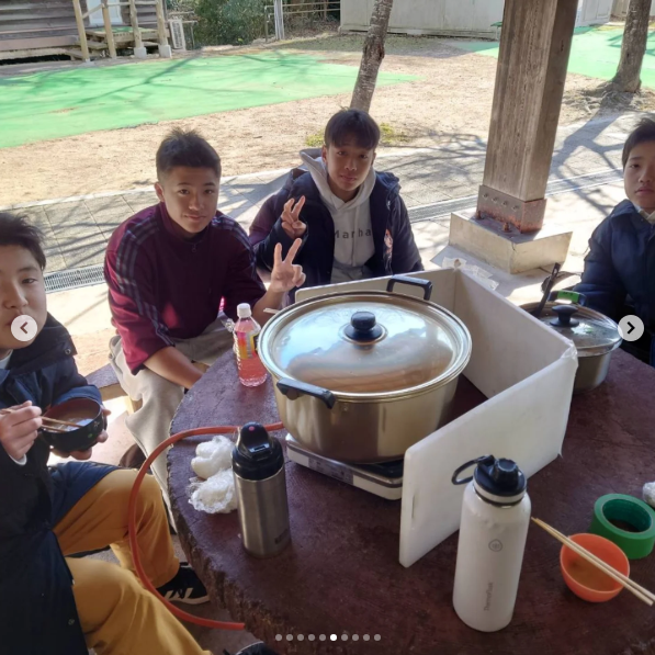 1月11日(日) 通常稽古→石清水八幡宮参拝→豚汁