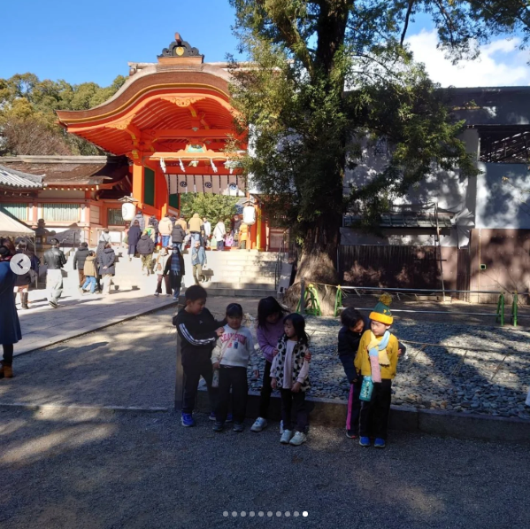 1月11日(日) 通常稽古→石清水八幡宮参拝→豚汁